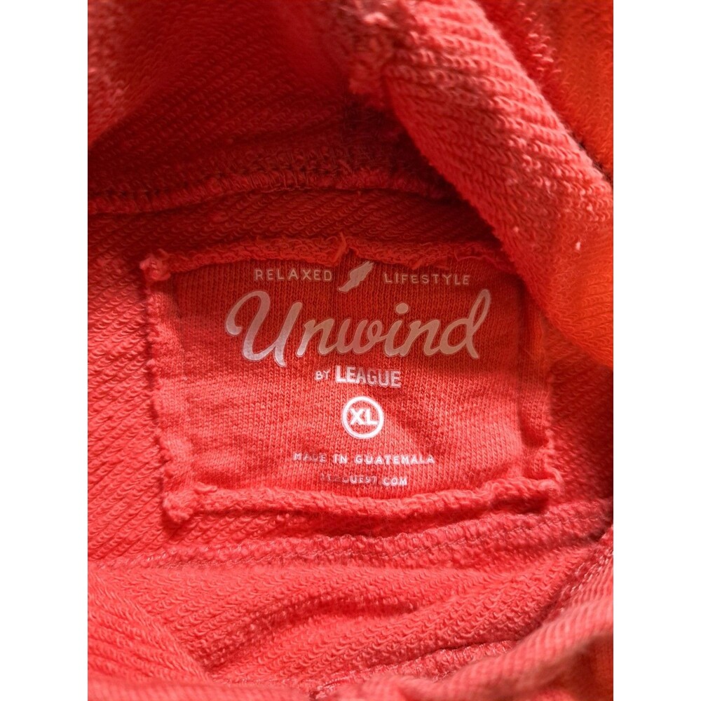 Unwind By League Grand Canyon Orange Hoodie Women’s XL - Picture 3 of 8